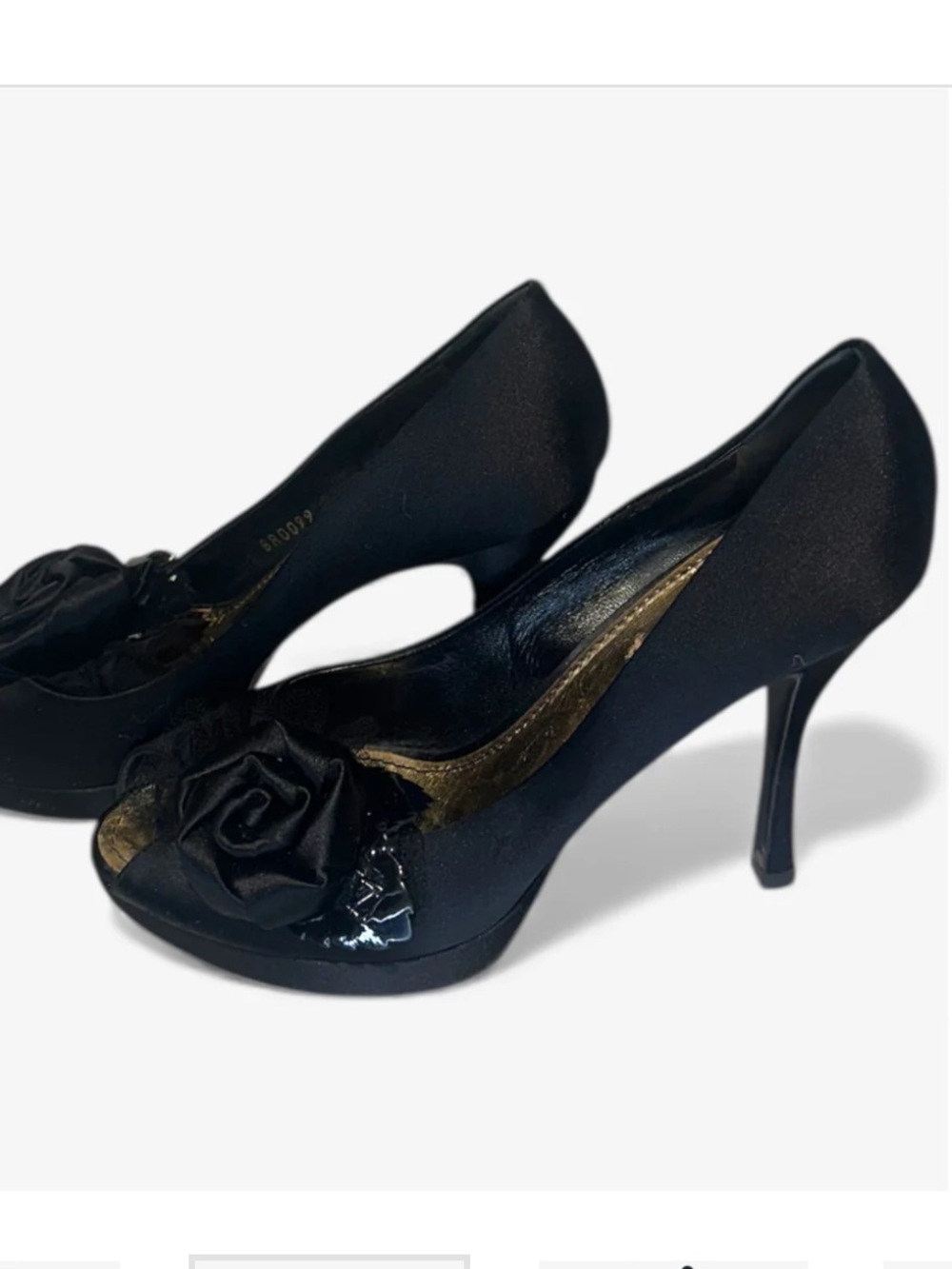 🏷️authentic Louis Vuitton black heels